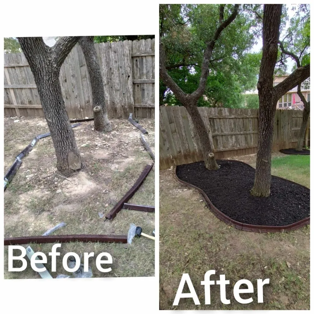 Local landscape installation in Cedar Park, TX by I & C Multi Services