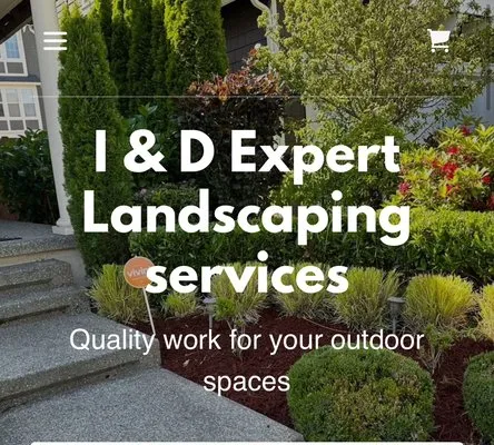I & D Landscaping Logo