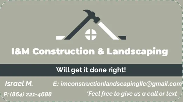 I & M construction and landscaping