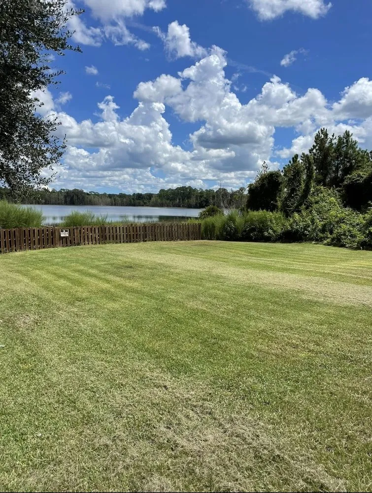 Local landscape installation in DeLand, FL by I Cut Grass
