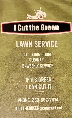 I Cut the Green Logo