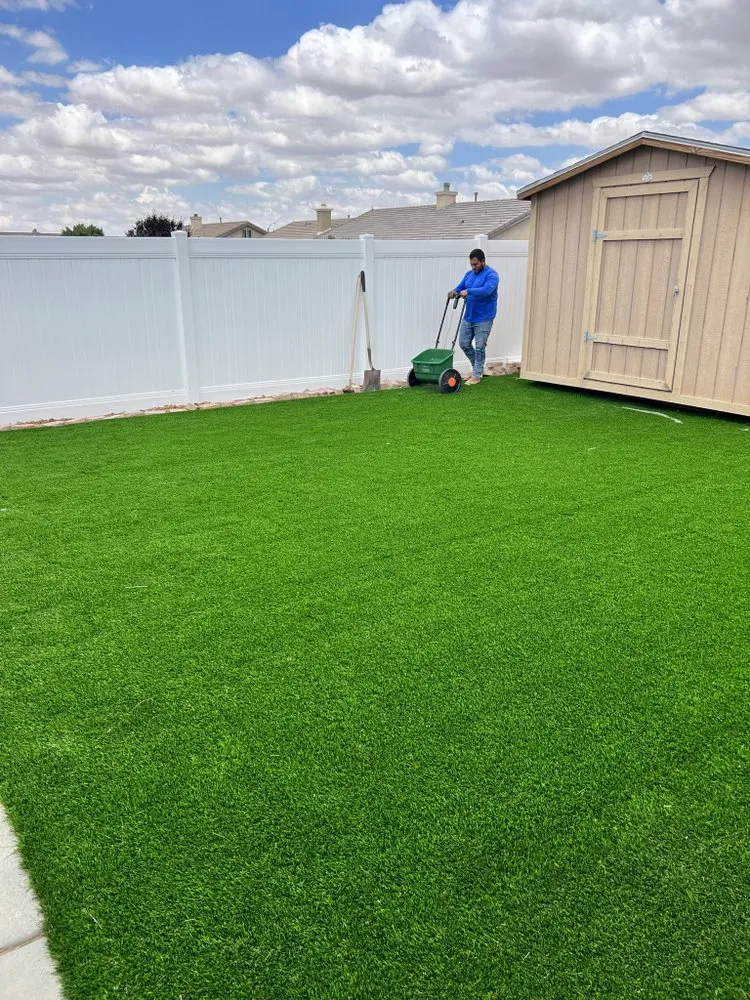 Custom garden landscaping in Victorville, CA by I Hate weed’s Landscaping