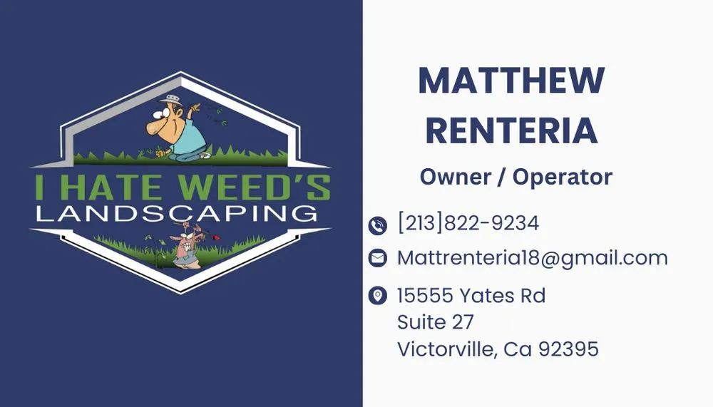 Expert residential landscaping in Victorville, CA - I Hate weed’s Landscaping