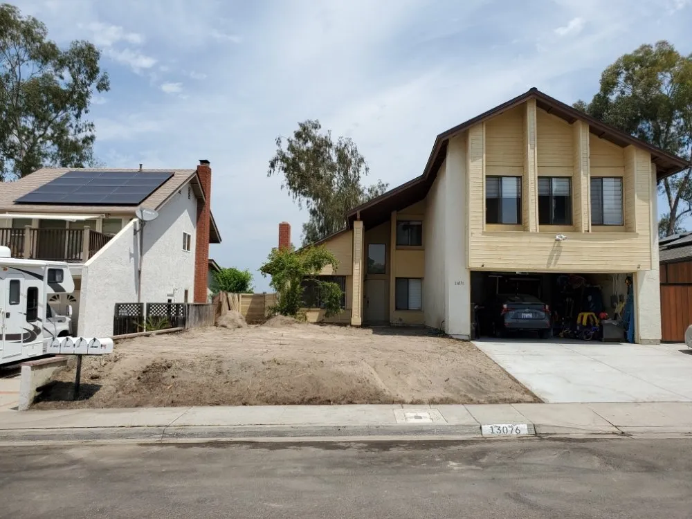 Local landscape design near you in San Diego, CA by IAN Myles Bobcat And Dump Truck