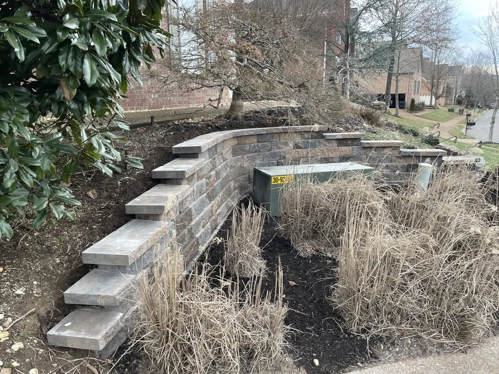 Local landscape installation in Franklin, TN by IB Landscaping