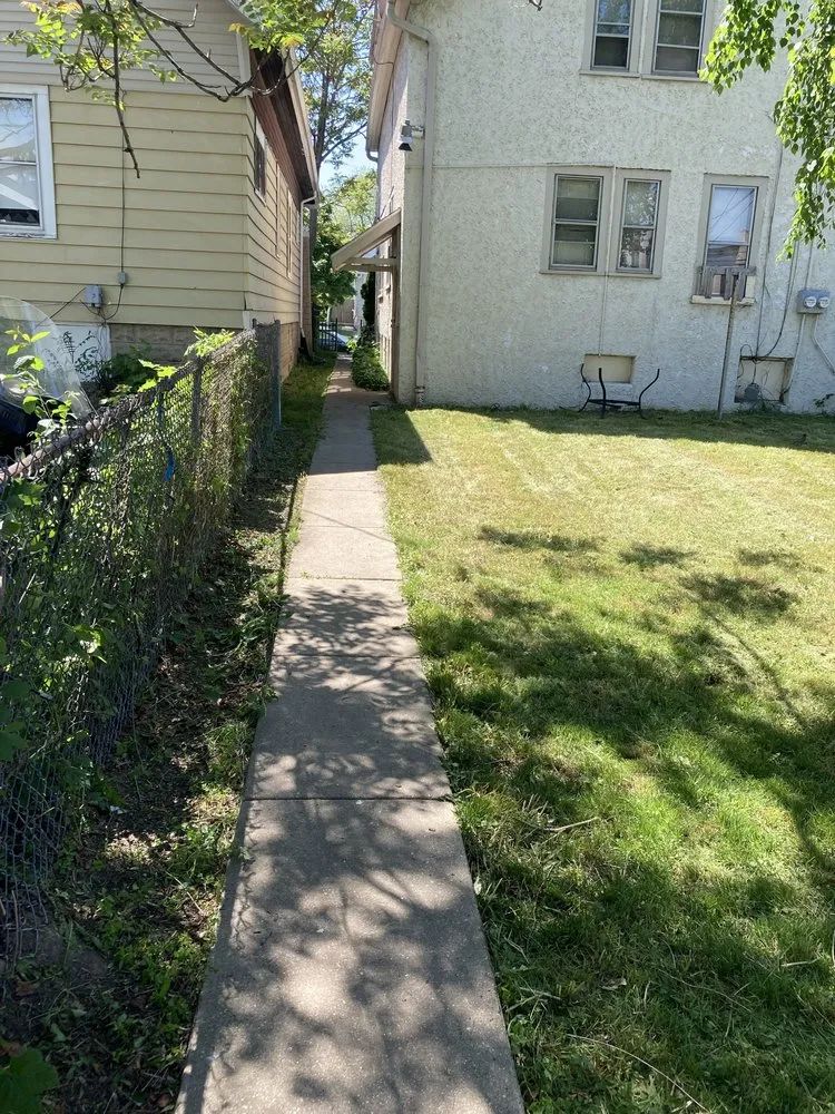 Custom yard cleanup service in Milwaukee, WI by I.C.E Lawncare and snow removal