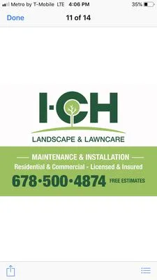 ICH Landscape & Lawncare Logo