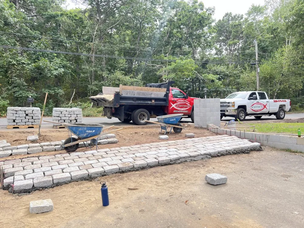 Top-rated lawn mowing service in Barnstable, MA by Ichthus Landscape