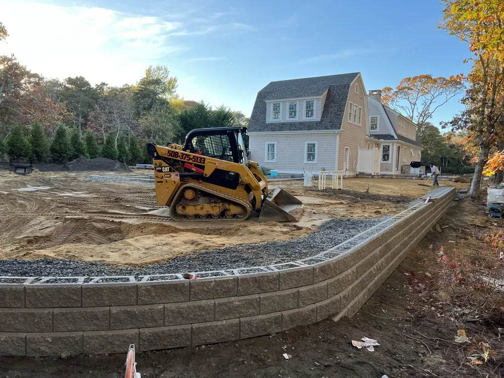 Trusted lawn mowing service for year-round maintenance in Barnstable, MA by Ichthus Landscape