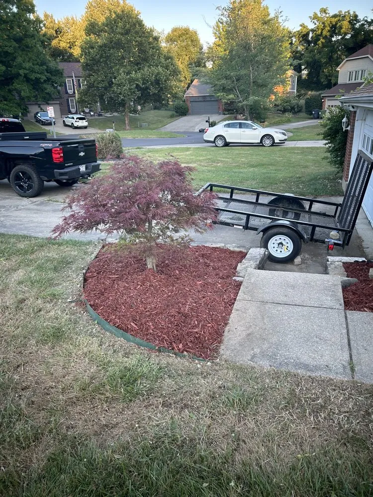 Professional outdoor landscaping in Burlington, KY by Icon Lawn Care & Landscaping