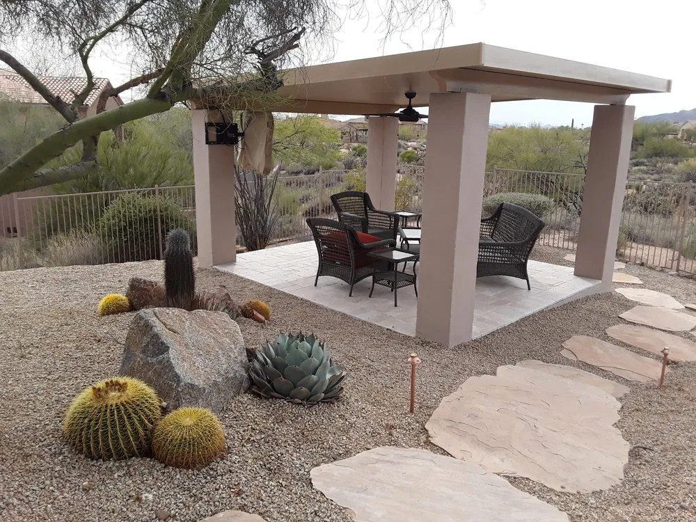 Expert outdoor landscaping in Phoenix, AZ by Iddings & Sons Landscaping