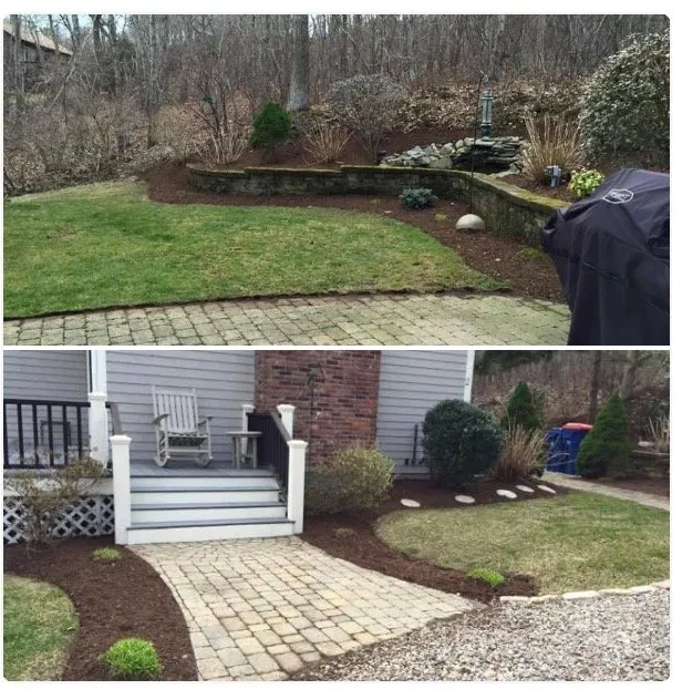 Reliable yard cleanup service for residential properties across Plymouth, MA - Ideal Irrigation & Nightscape