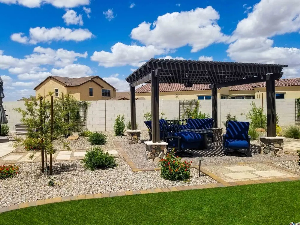 Expert landscape installation with custom design across Queen Creek, AZ - IDS Landscaping & Construction