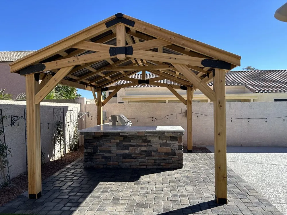 Custom residential landscaping in Mesa, AZ by IG Hardscapes