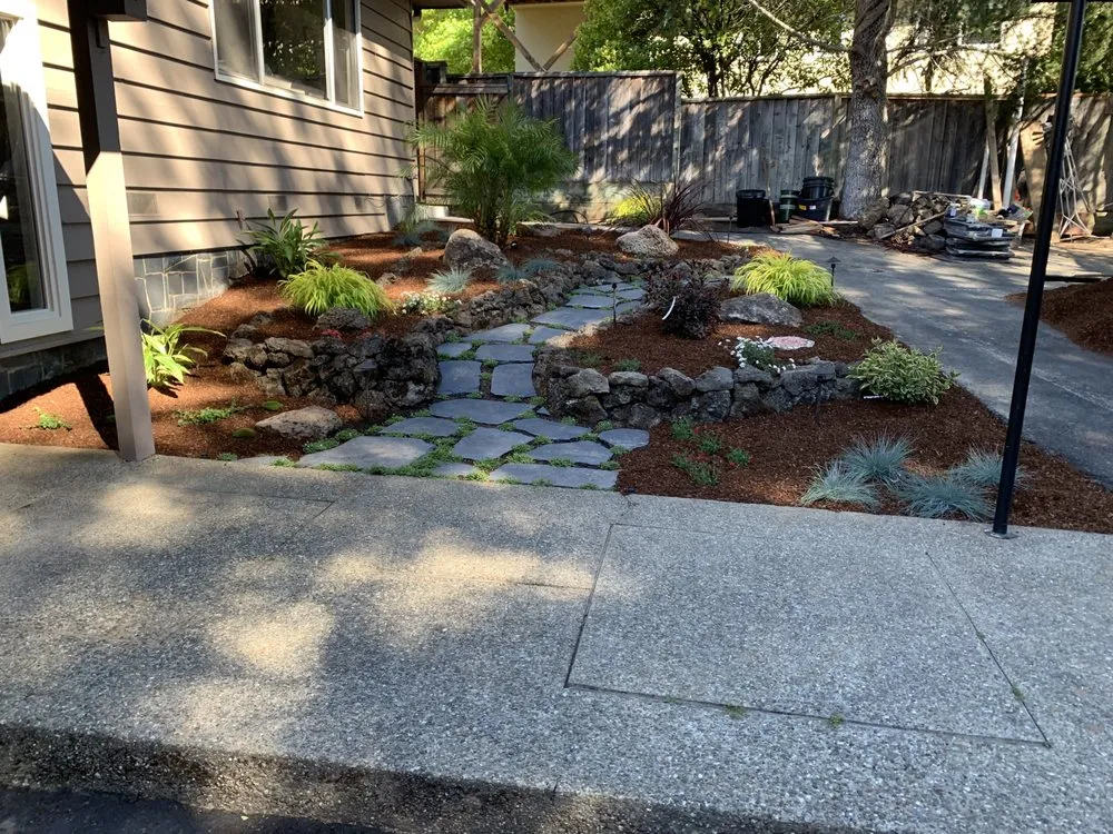 Professional outdoor landscaping for beautiful yards in San Mateo, CA by Ignacio Zarco Garden & Landscaping Service