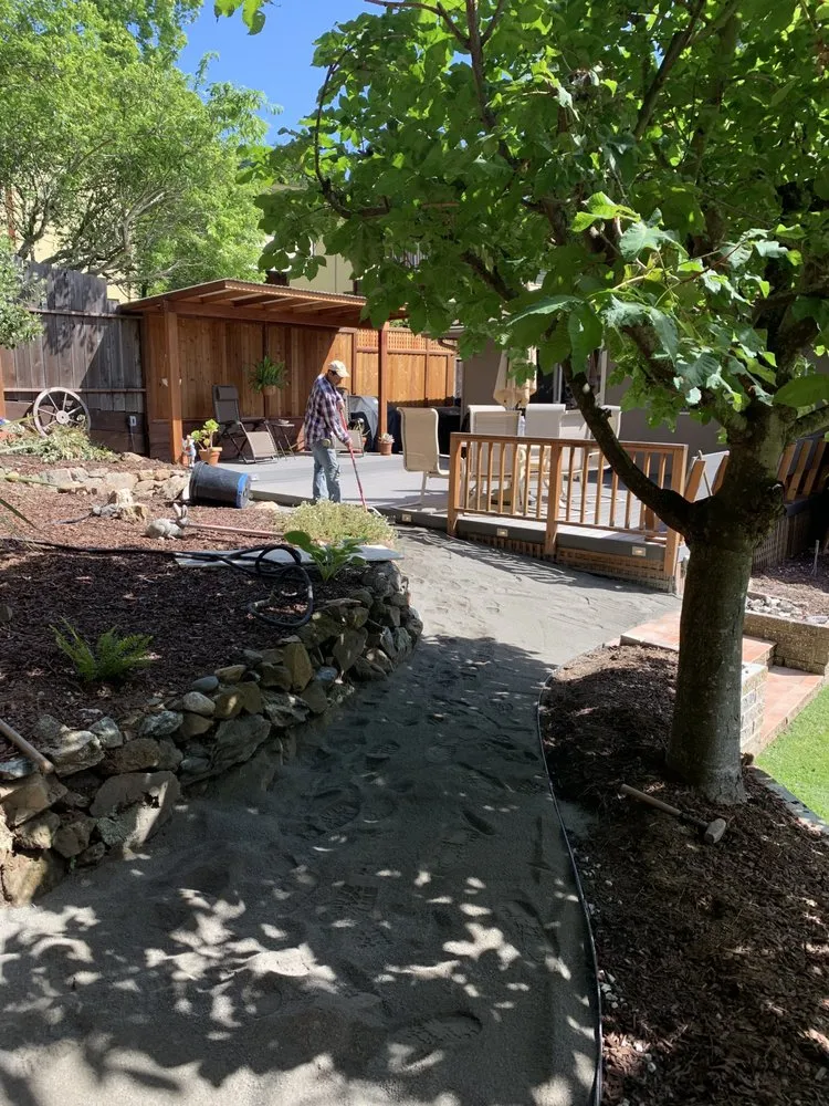 Affordable landscape installation in San Mateo, CA by Ignacio Zarco Garden & Landscaping Service