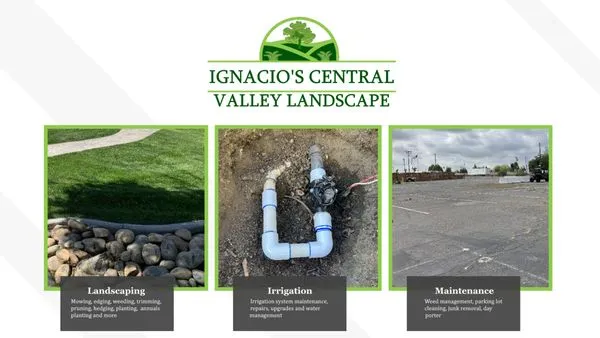 Ignacio's Central Valley Landscape Logo