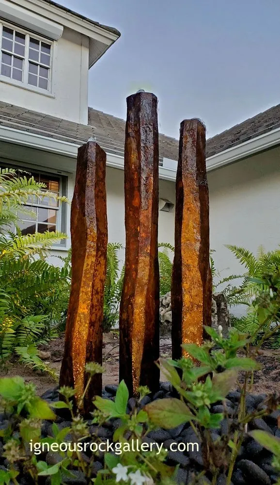 Top-rated yard maintenance in Mechanicsburg, PA - Igneous Rock Gallery Stone Fountains