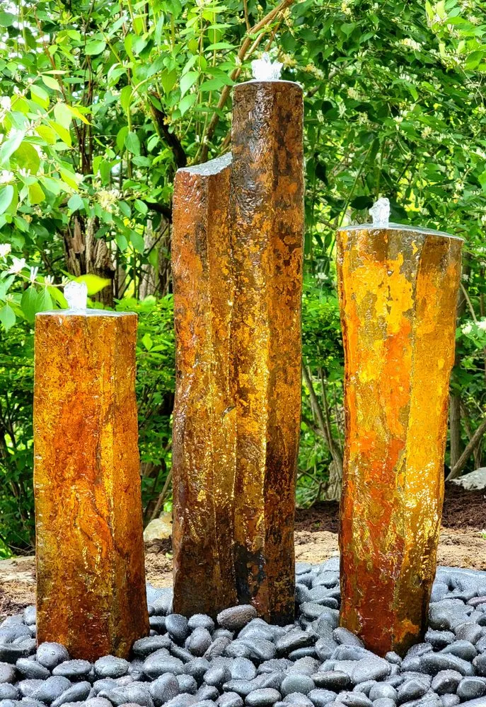 Affordable lawn care service experts serving Mechanicsburg, PA - Igneous Rock Gallery Stone Fountains