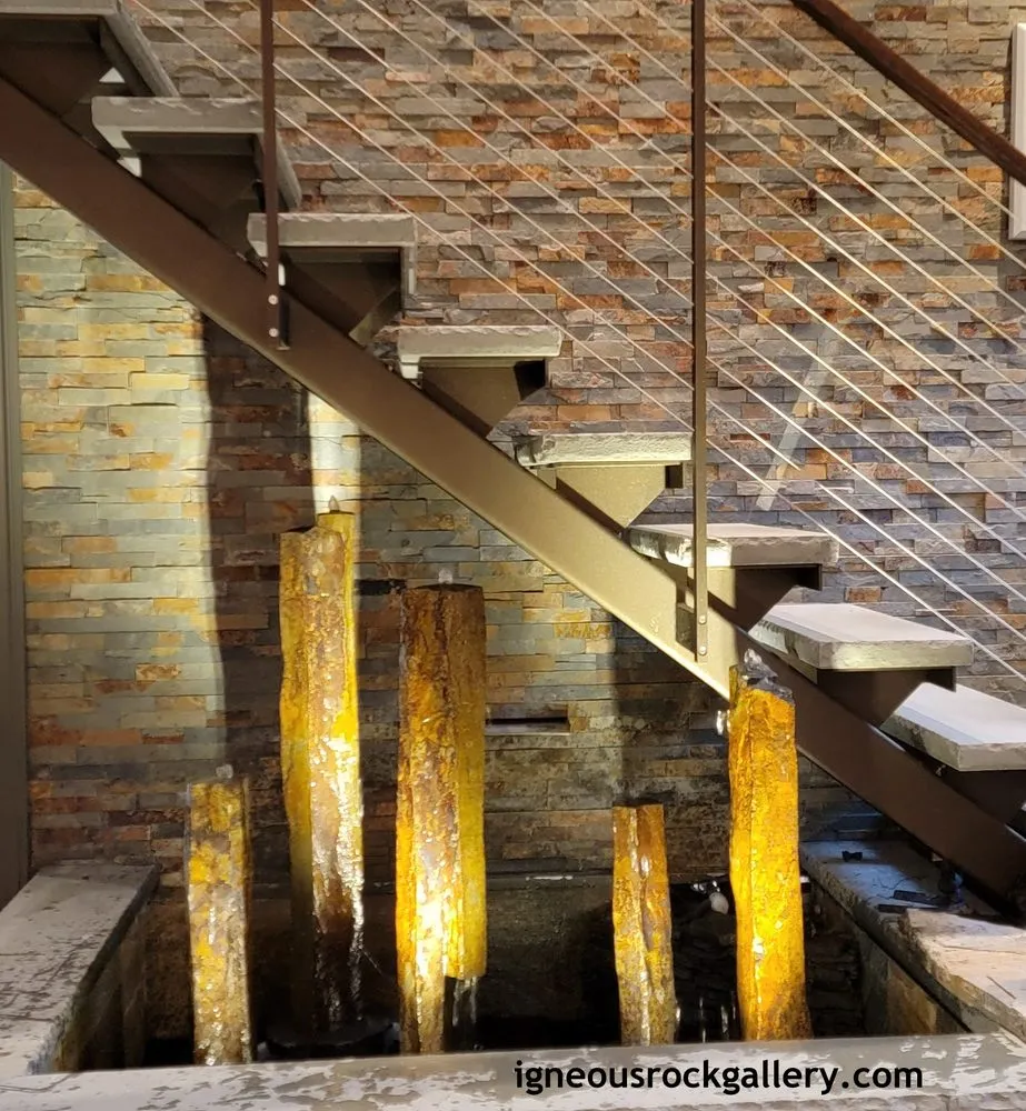 Professional lawn care service in Mechanicsburg, PA - Igneous Rock Gallery Stone Fountains