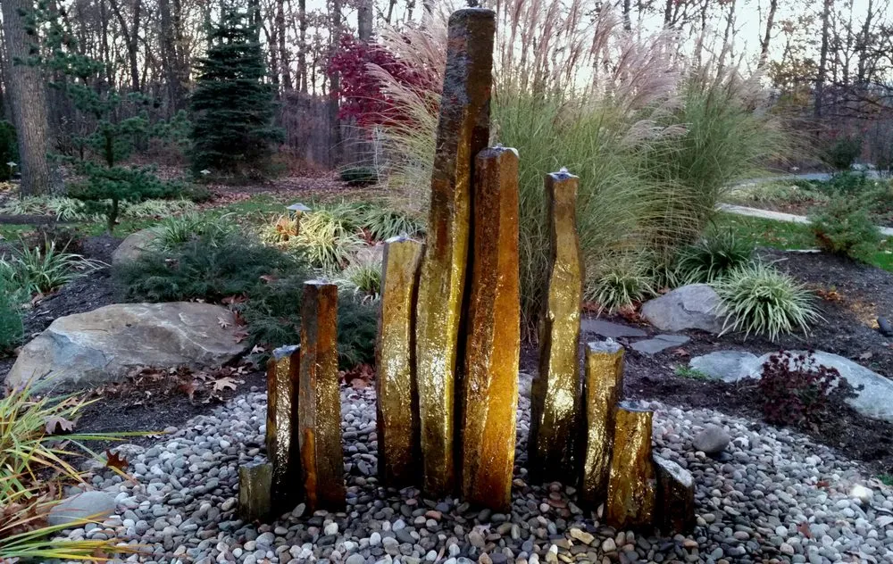 Reliable yard maintenance in Mechanicsburg, PA - Igneous Rock Gallery Stone Fountains