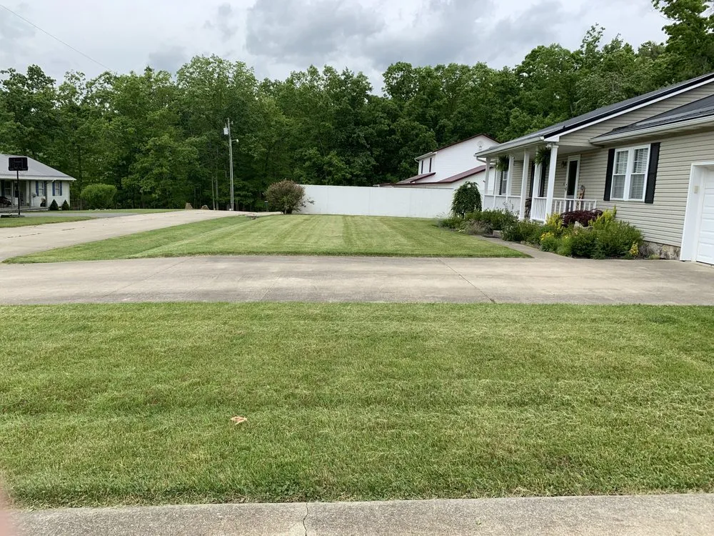 Custom landscape installation with custom design across Sophia, WV - III Eagles Landscaping