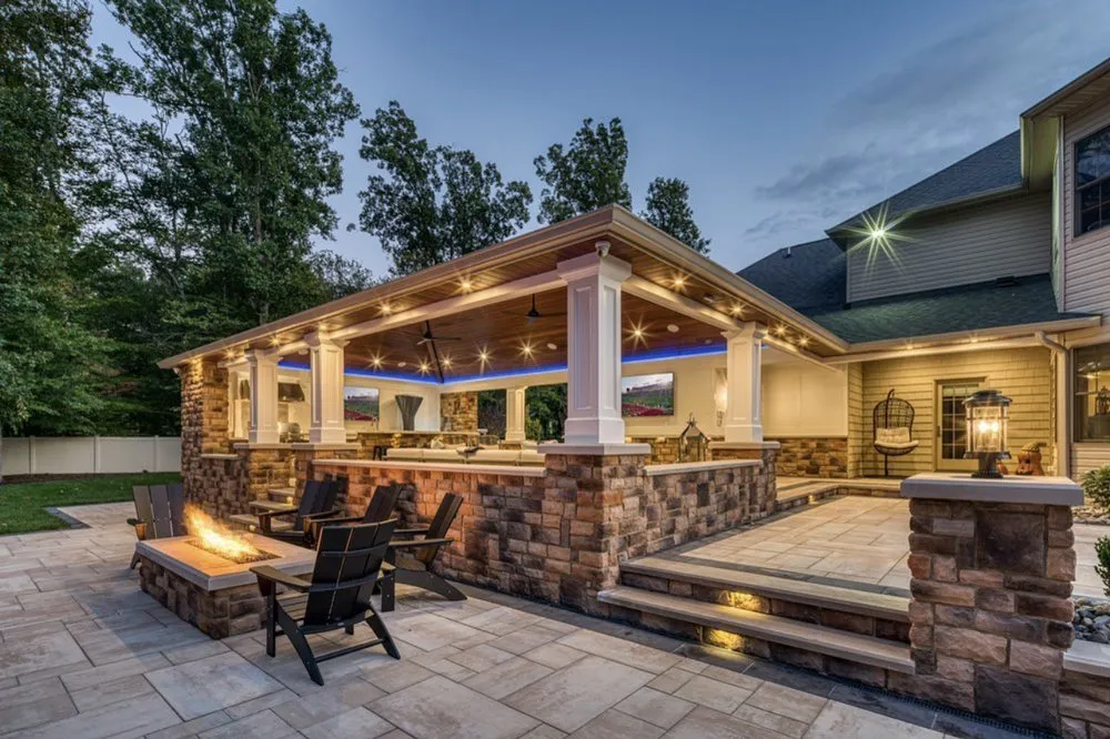 Custom landscaping services with custom design across Melrose, MA - Ilia’s sons Property Services