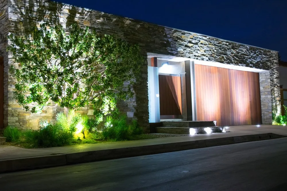 Affordable outdoor landscaping for homes in Wake forest, NC by Illumatec LED Landscape Lighting