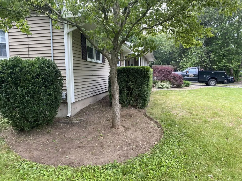 Professional outdoor landscaping in Clinton, CT by Iluminado Landscamping