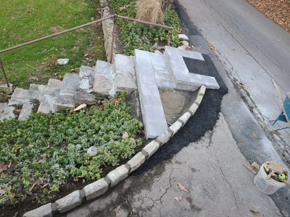 Professional landscape design with custom design in Peekskill, NY by IM Landscaping & Masonry