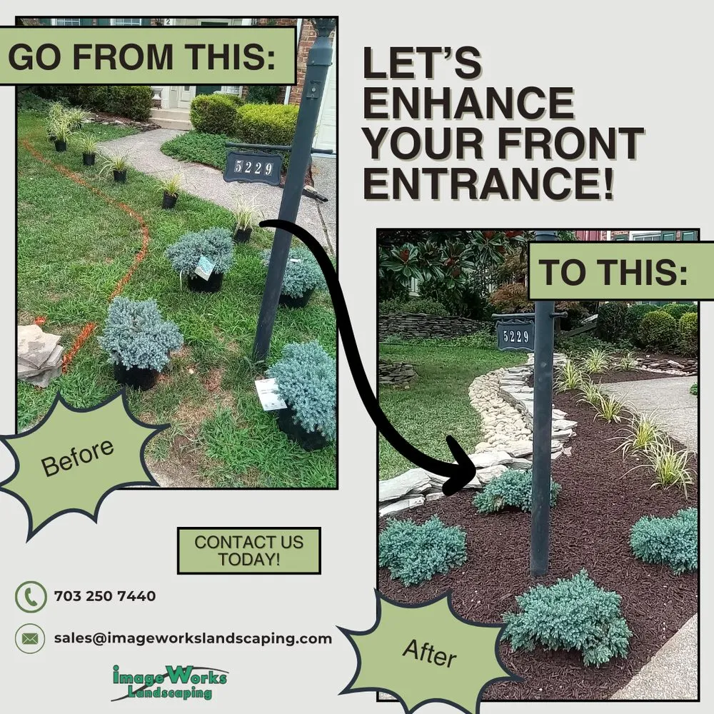 Local lawn mowing service with custom design across Fairfax Station, VA - Image Works Landscaping