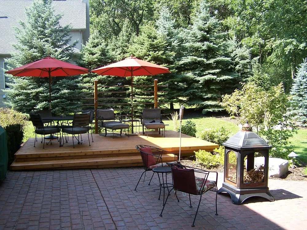 Top-rated lawn mowing service with custom design in Milford, MI by Images Landscaping & Construction