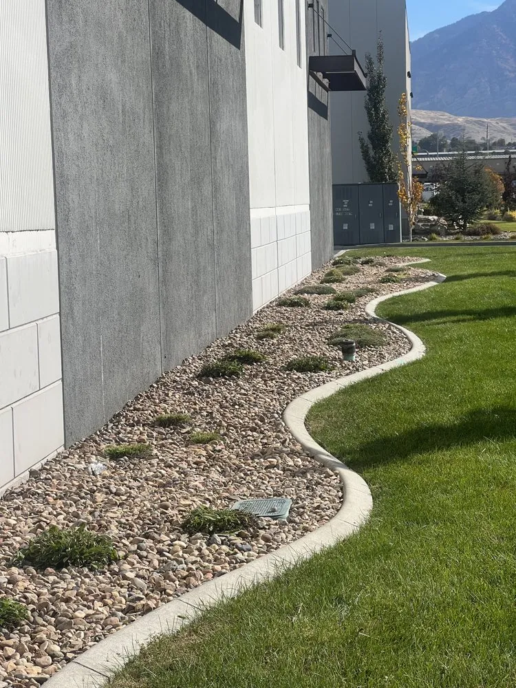 Custom residential landscaping in Midvale, UT by Imagination Lawn Care