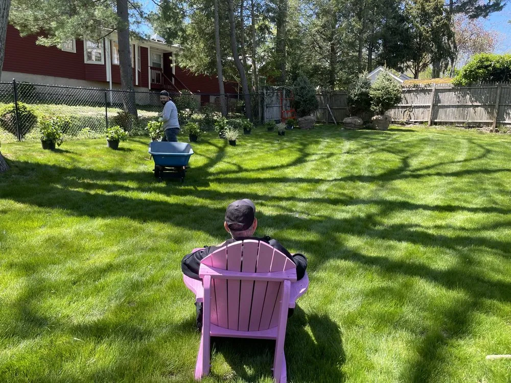 Local lawn mowing service in Fairfield, CT by Imagine and Create Landscaping