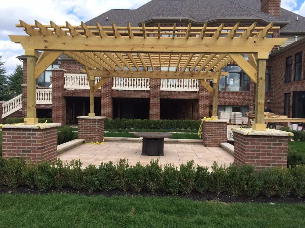 Professional garden landscaping in Northville, MI by Imagine Landscapes