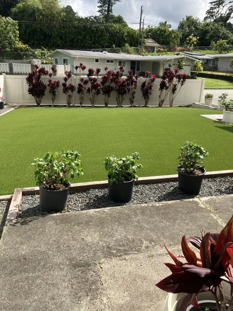 Custom garden landscaping in Kaneohe, HI - Immaculate Landscaping