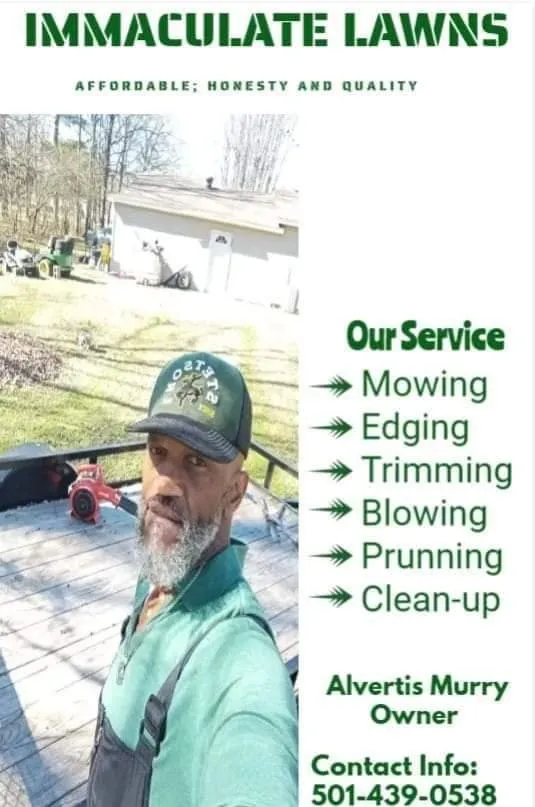 Professional garden landscaping in North Little Rock, AR by Immaculate Lawns