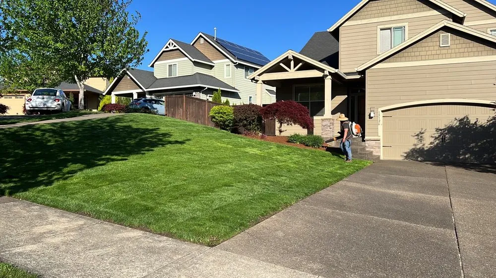 Professional landscape design for residential properties in Clackamas, OR by Immaculate Outdoor Services
