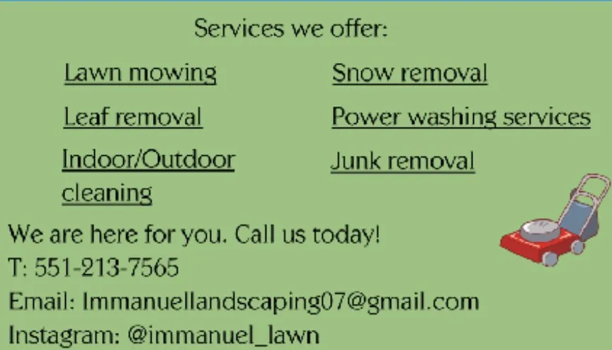 Custom yard maintenance in Secaucus, NJ - Immanuel Lawn Care and Cleaning Services
