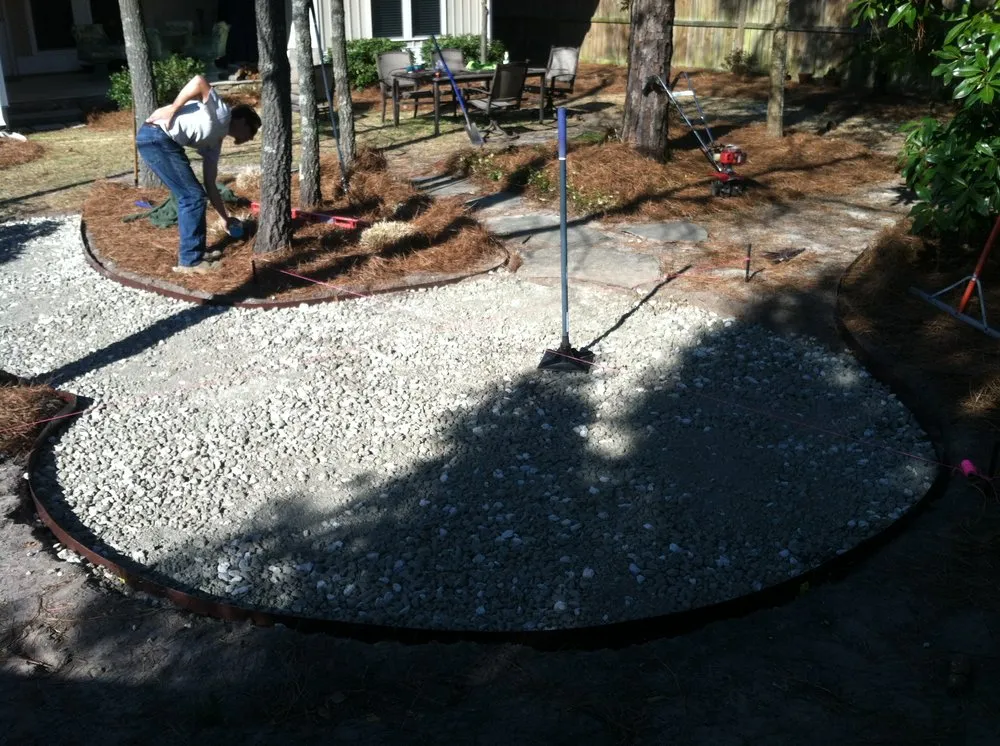 Affordable landscape design in Wilmington, NC by iMOW Lawn Services