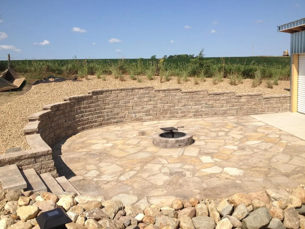 Custom landscape installation in Brandon, SD - Impact Landscape Design