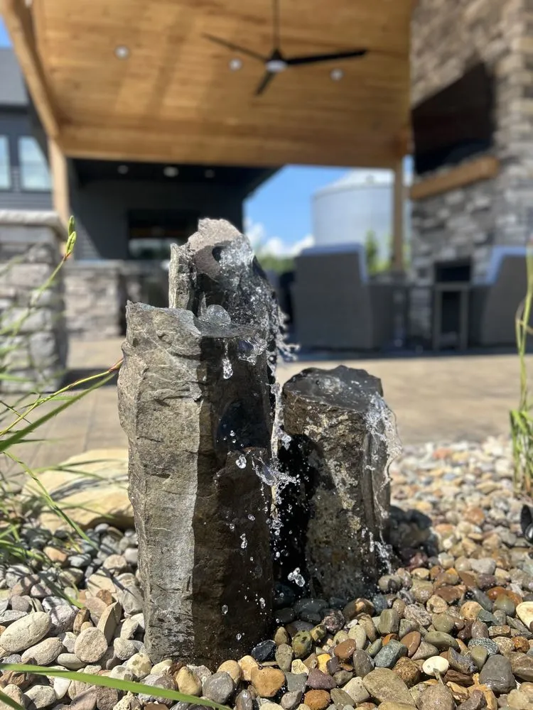 Professional garden landscaping in Medina, OH by Impact Landscaping