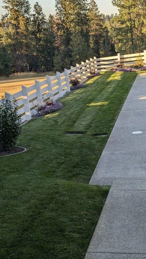 Custom landscape installation for beautiful yards in Spokane Valley, WA by Impeccable Landscapes