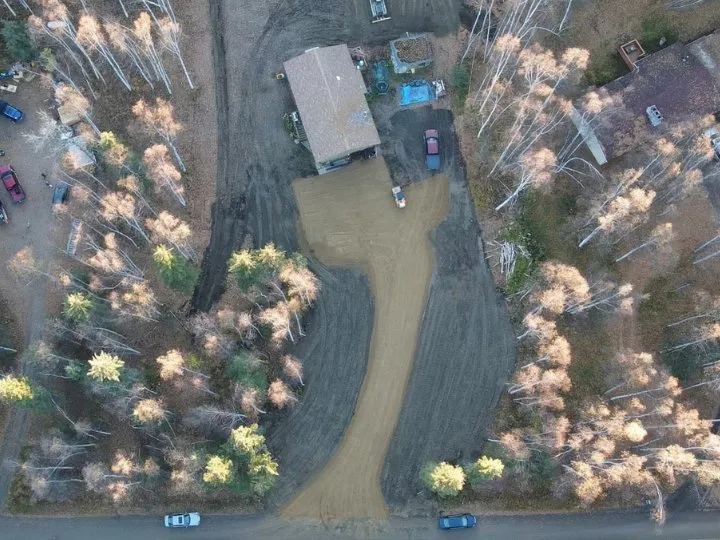 Custom residential landscaping for homes in Fairbanks, AK by Imperial Excavating