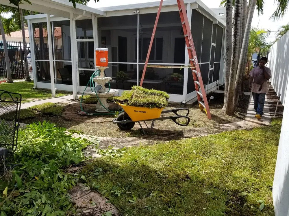 Local lawn mowing service in Miami Gardens, FL by Imperial Gardens landscaping
