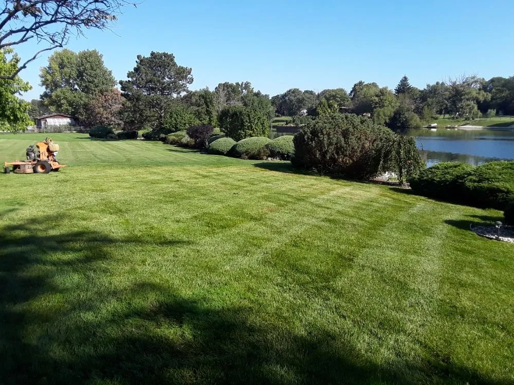 Professional lawn mowing service in Chicago, IL by Imperial Landscaping