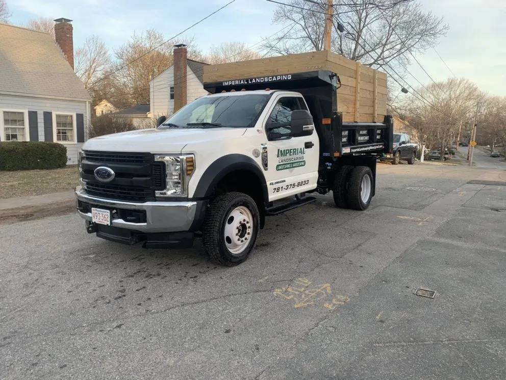 Expert landscape installation in Dedham, MA by Imperial Landscaping