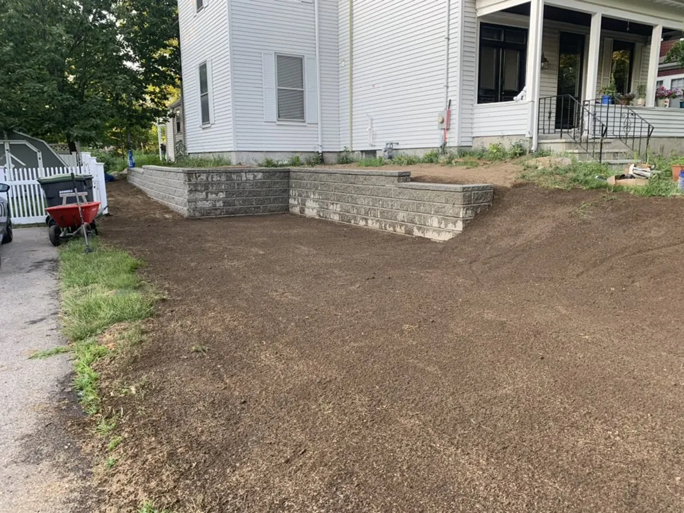 Custom garden landscaping in Dedham, MA by Imperial Landscaping