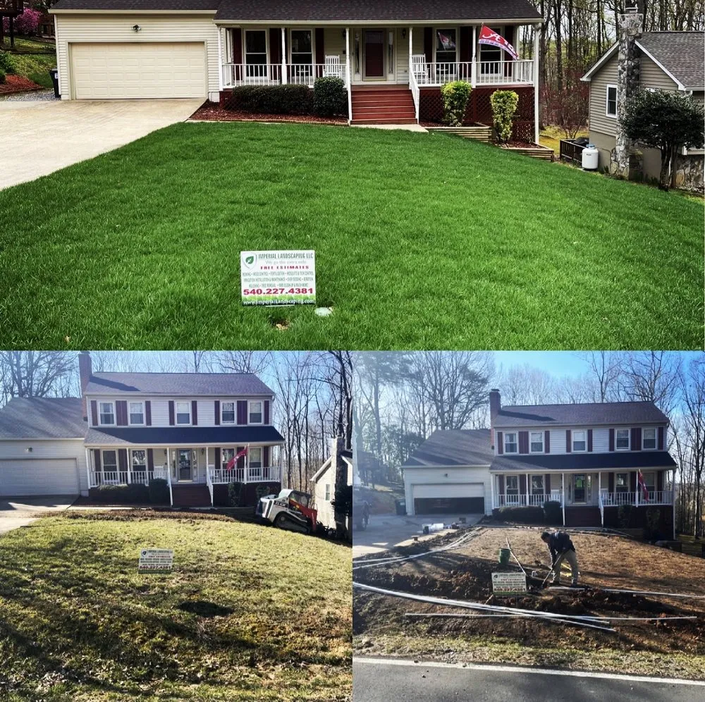 Professional landscape design for homes in Fredericksburg, VA by Imperial Landscaping