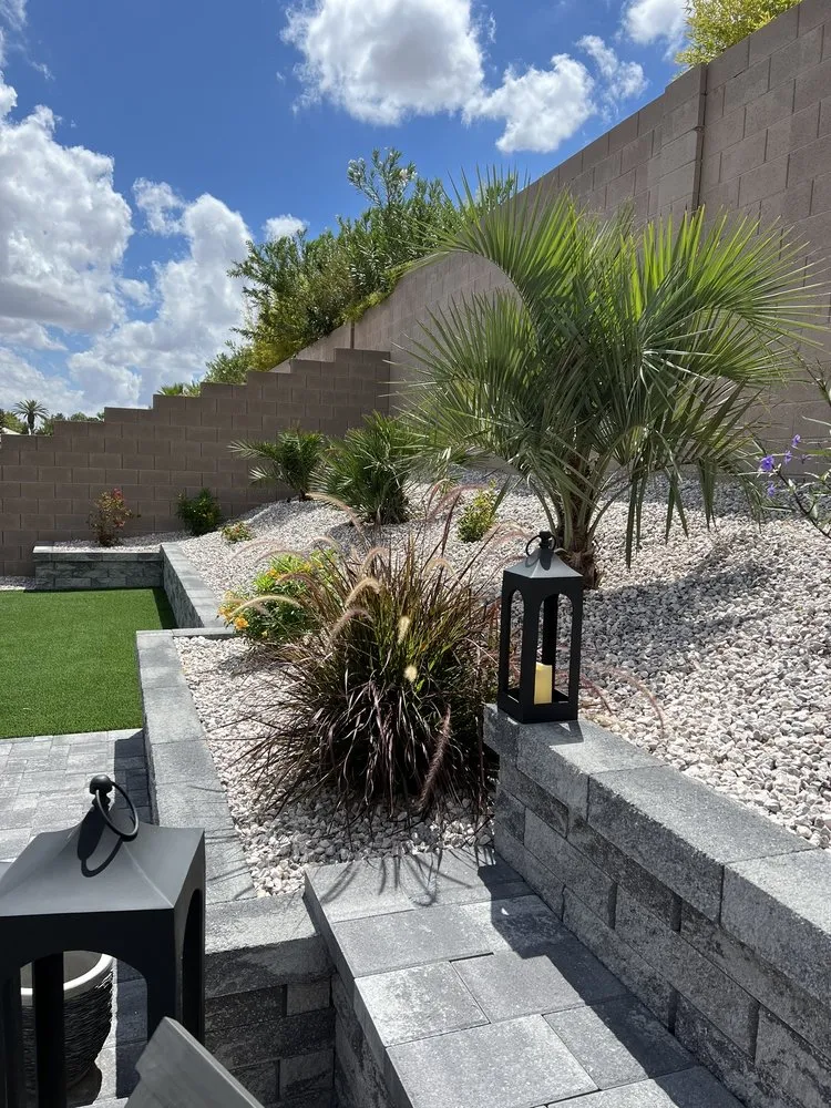 Custom outdoor landscaping for residential properties in Las Vegas, NV by Imperial Landscaping
